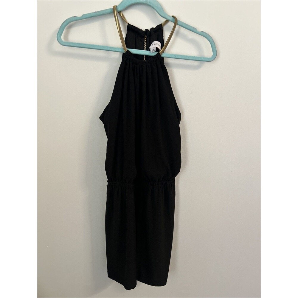 Emma & Michelle Black Short Romper, Size Medium, New With Tags